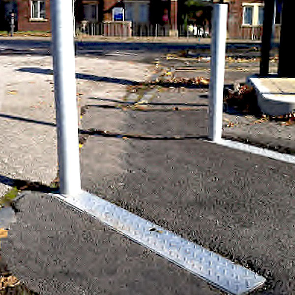 Fold Down Bollard Installation